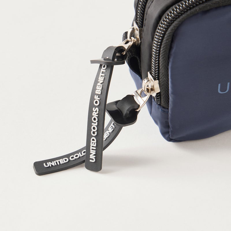 UNITED COLORS OF BENETTON Navy Zip Closure Pencil Case for Kids - Image 3